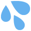 sweat drops