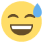 sweat smile